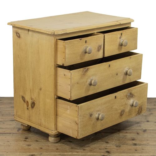 fig 2. Small Antique Pine Chest of Drawers
