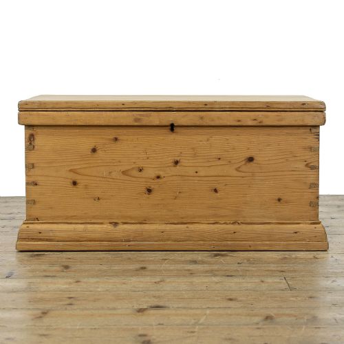 Small Antique Pine Trunk