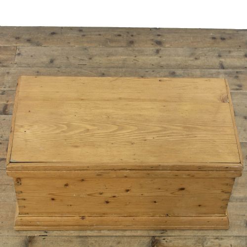 fig 1. Small Antique Pine Trunk