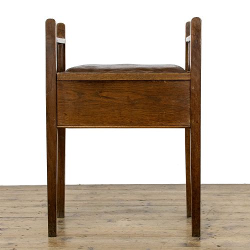 fig 1. Antique Piano Stool