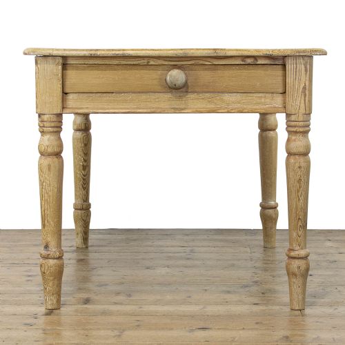 fig 2. Victorian Antique Pine Scrub Top Kitchen Table