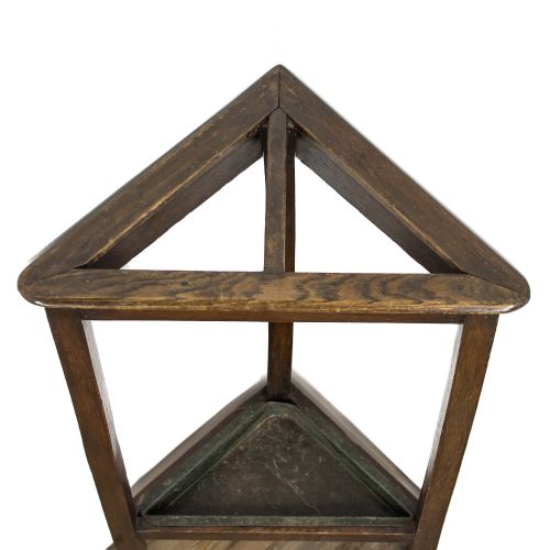 fig 2. Small Antique Oak Stick and Umbrella Stand