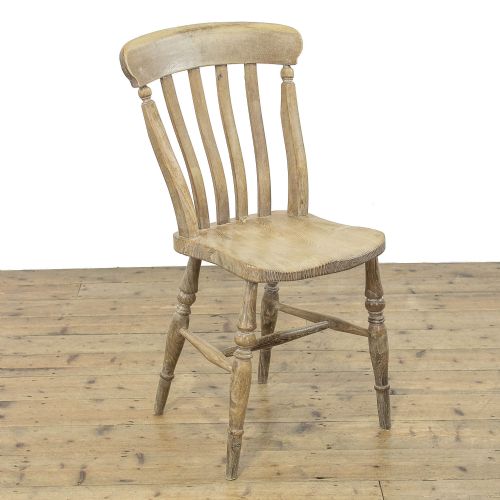 fig 2. Set of Four Antique Pine Windsor Kitchen Chairs