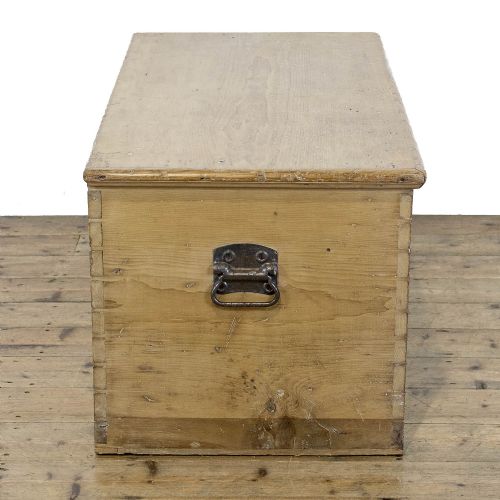 fig 2. 19th Century Antique Pine Chest or Blanket Box