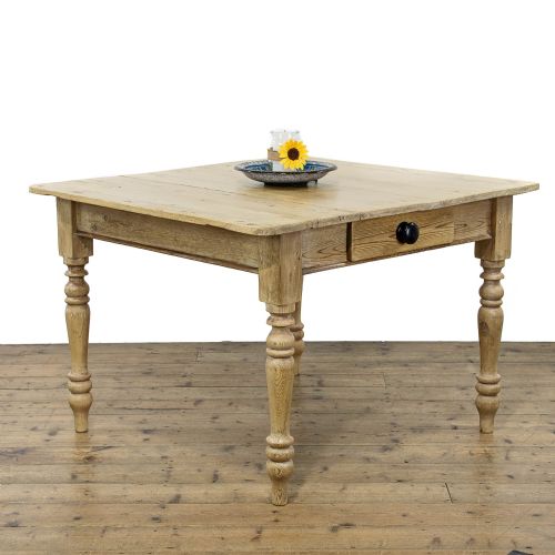 Antique Pine Farmhouse Kitchen Table
