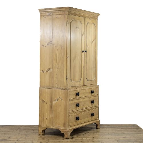 fig 2. Antique Pine Linen Press Cupboard
