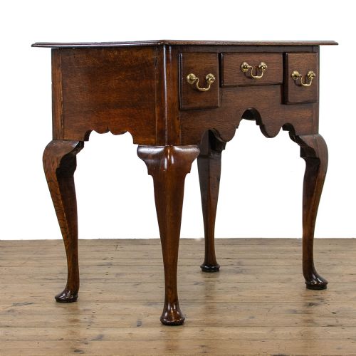 fig 1. Antique Oak Lowboy Table