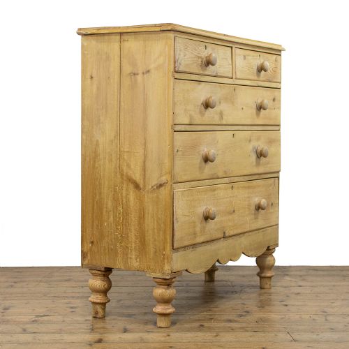 fig 2. Antique Pine Chest of Drawers