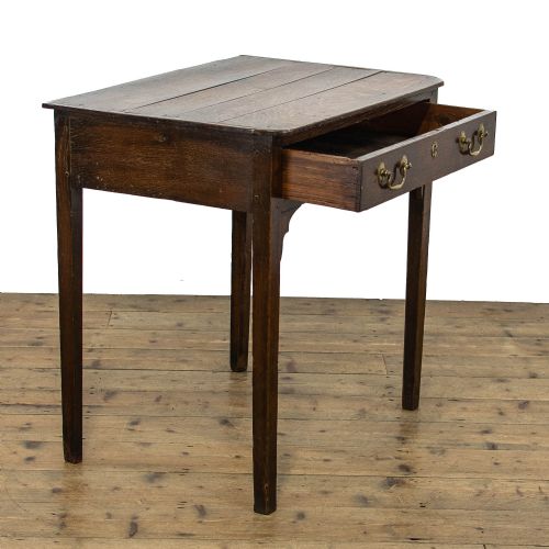 fig 2. 19th Century Antique Oak Lowboy Table