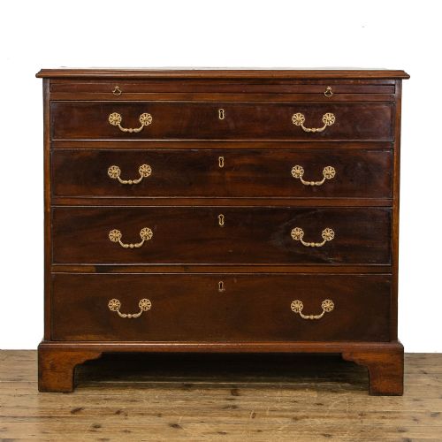 19th Century Antique Mahogany Bachelor's Chest of Drawers