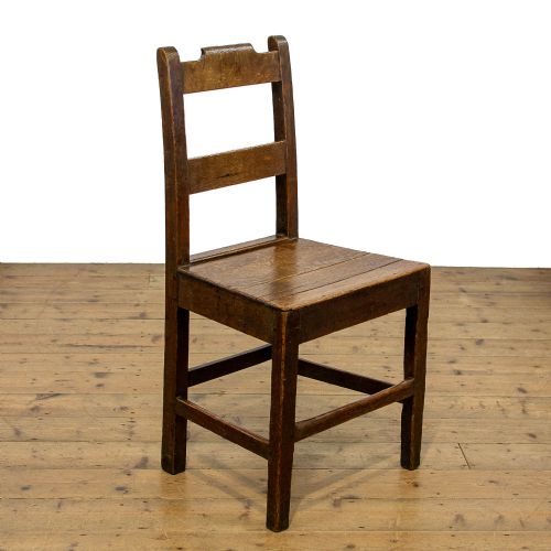 fig 2. Harlequin Set of Six Antique Welsh Oak Chairs