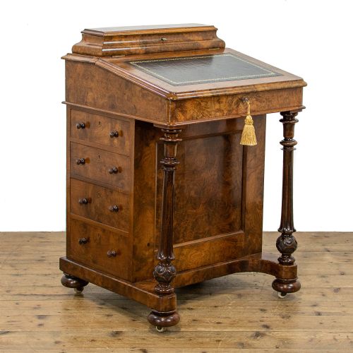 Victorian Antique Walnut Davenport Desk by ‘Holland and Sons’