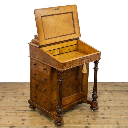 fig 2. Victorian Antique Walnut Davenport Desk by ‘Holland and Sons’