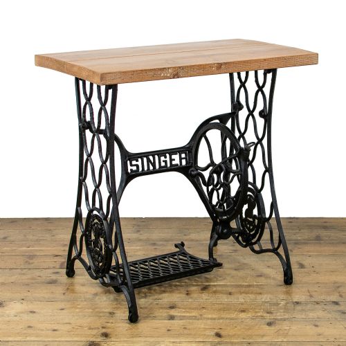Singer Sewing Machine Table with Pine Top
