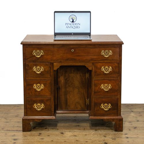 fig 1. Georgian Antique Mahogany Ladies Desk or Dressing Table