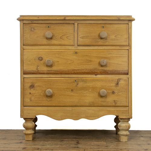 fig 1. Victorian Antique Pine Chest of Drawers