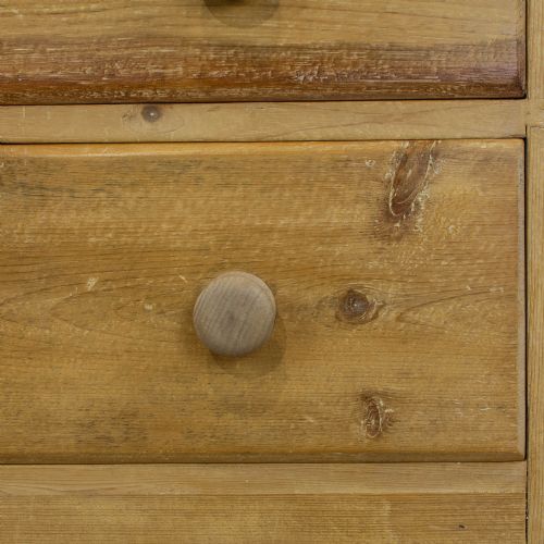 fig 2. Victorian Antique Pine Chest of Drawers