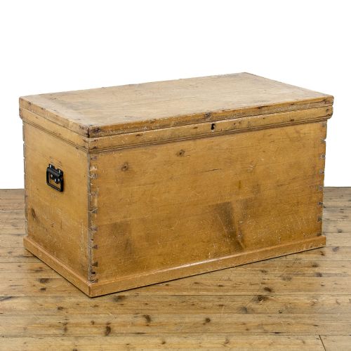 Antique Pine Trunk or Blanket Box