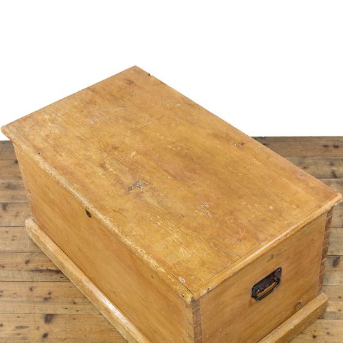 fig 2. Antique Pine Chest or Blanket Box