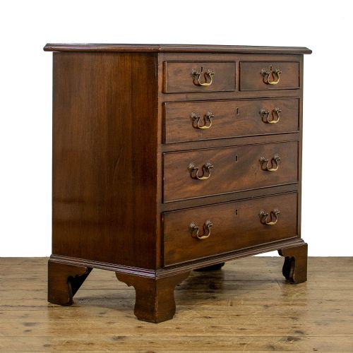 fig 1. Antique Mahogany Chest of Drawers