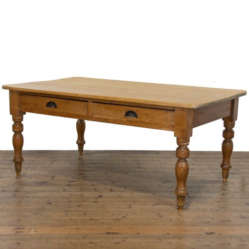 Victorian Antique Pine Kitchen Table