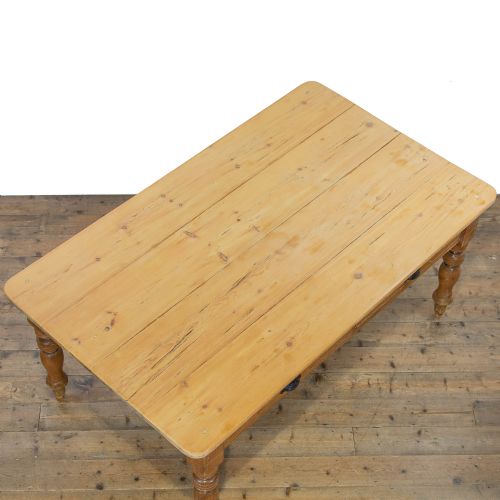 fig 2. Victorian Antique Pine Kitchen Table