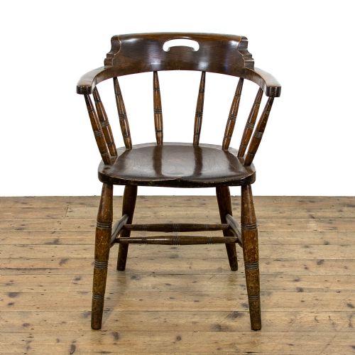 fig 2. Set of Four Antique Captain's Armchairs