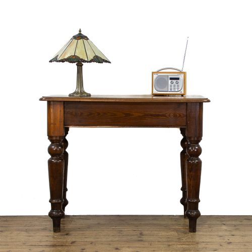 fig 2. Antique Pitch Pine Side Table