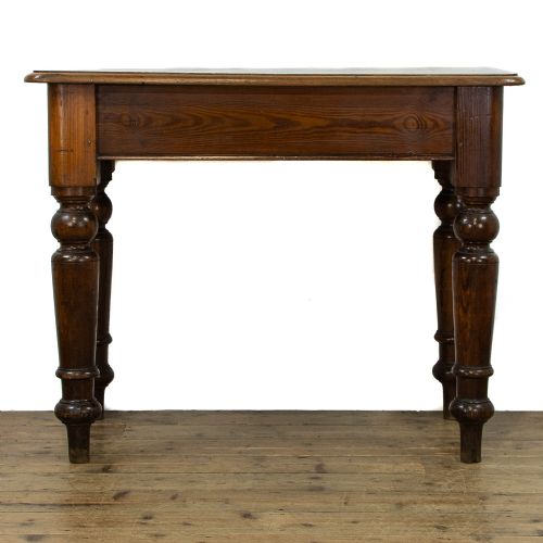 fig 1. Antique Pitch Pine Side Table