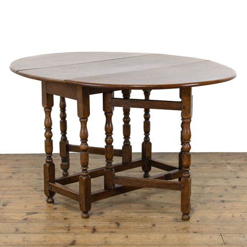 fig 2. Antique Oak Gateleg Table