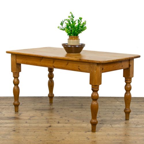 Antique Pine Farmhouse Kitchen Table