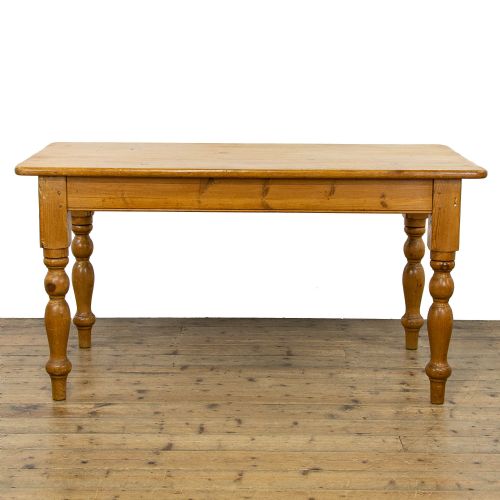 fig 2. Antique Pine Farmhouse Kitchen Table