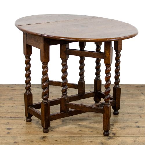 fig 2. Antique Oak Gateleg Table