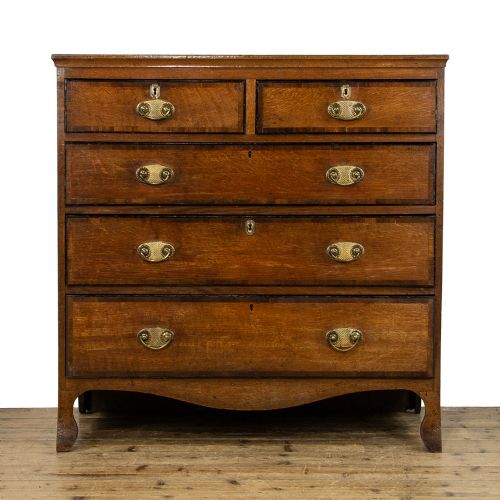 Antique Oak and Mahogany Chest of Drawers