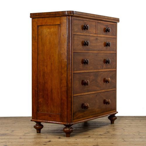fig 1. Victorian Antique Mahogany Chest of Drawers