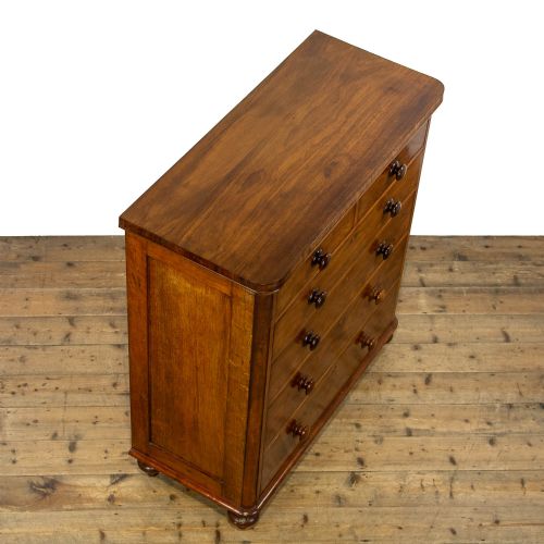 fig 2. Victorian Antique Mahogany Chest of Drawers