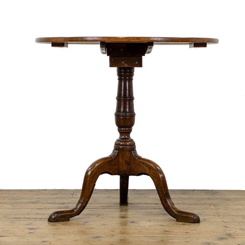 fig 2. Antique Oak Tilt Top Table