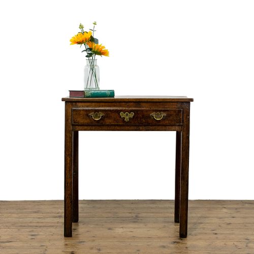 18th Century Antique Oak Side Table