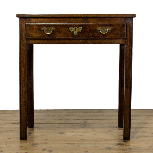 fig 1. 18th Century Antique Oak Side Table