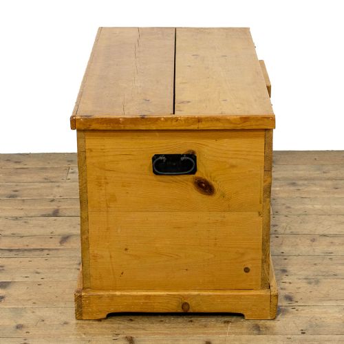 fig 2. Victorian Antique Pine Trunk