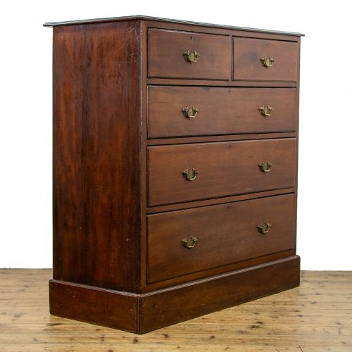fig 1. Antique Mahogany Chest of Drawers