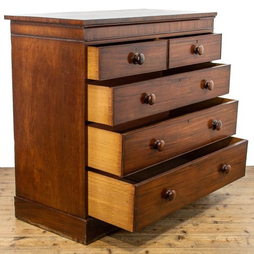 fig 2. Antique Mahogany Chest of Drawers