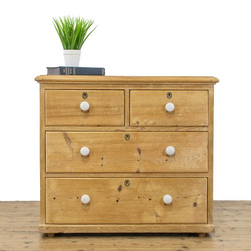 Small Antique Pine Chest of Drawers