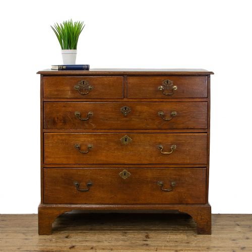 Georgian Antique Oak Chest of Drawers