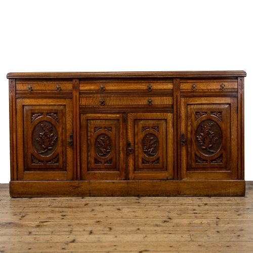 Antique Oak Dresser Base