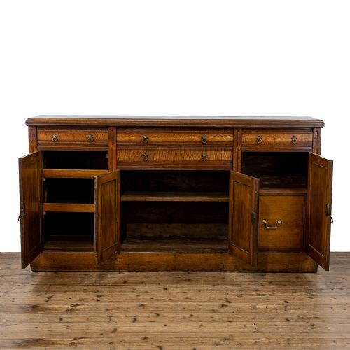 fig 1. Antique Oak Dresser Base