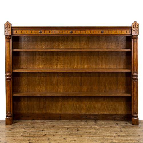 fig 1. Antique Oak Bookcase