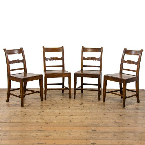 Set of Four 19th Century Antique Dining Chairs