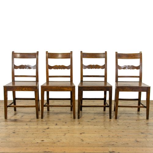 fig 2. Set of Four 19th Century Antique Dining Chairs