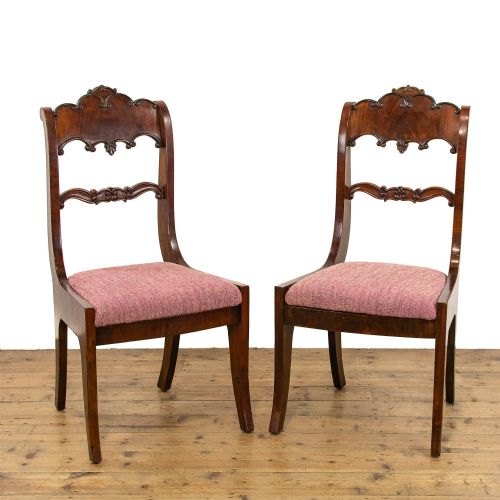 Antique Pair of German Biedermeier Chairs